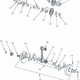 VORTEX DVS CRANKSHAFT AND BALANCE SHAFT