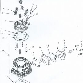 VORTEX DVS CYLINDER AND HEAD PARTS